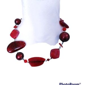 Red Stone Necklace